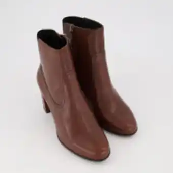 TK Maxx Brown leather new annya heeled ankle boots offer