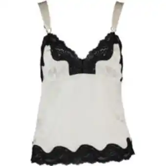 TK Maxx Cream & black lace cami top offer
