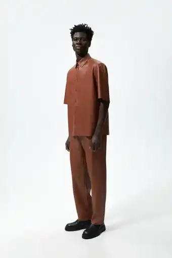 ZARA Faux leather shirt offer