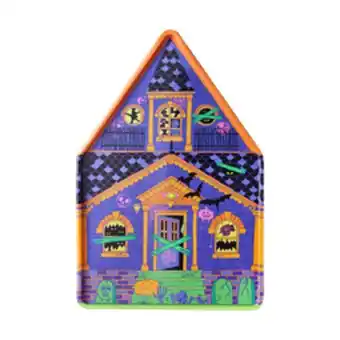 Haunted house tin