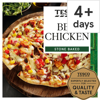Tesco Tesco stone baked bbq chicken pizza 303g offer