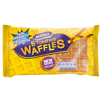 Tesco Mcvities toasting waffles 8 pack offer