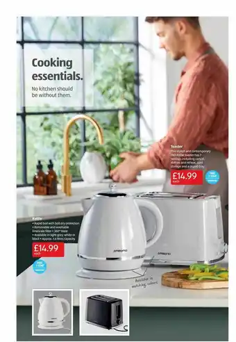Aldi Toaster, kettle offer