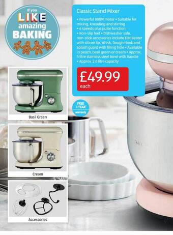 Aldi Classic stand mixer offer