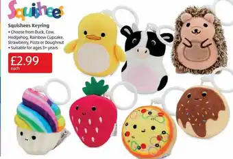 Aldi Squishees keyring offer