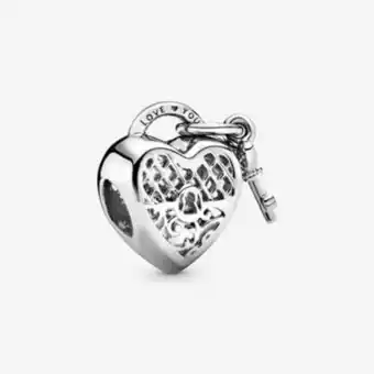 Pandora Love you heart padlock charm offer