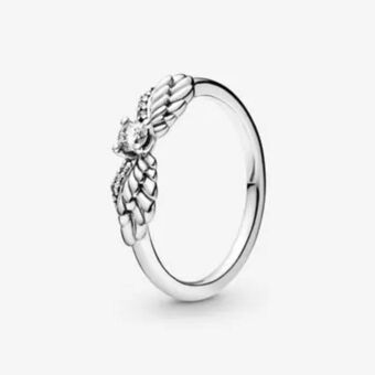 Pandora Sparkling angel wings ring offer