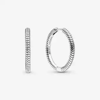 Pandora Pandora moments charm hoop earrings offer