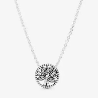Pandora Sparkling family tree necklace offer