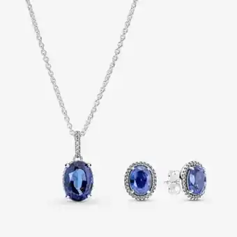 Pandora Sparkling statement halo gift set offer