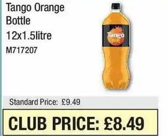 Booker Wholesale Tango orange bottle offer