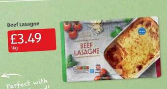 Aldi Beef lasagne offer