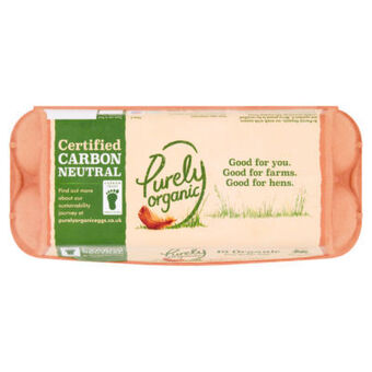Asda Purely organic 10 mixed weight eggs offer