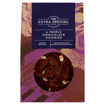Asda Asda extra special belgian triple chocolate cookies offer