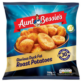 Asda Aunt bessie's roast potatoes basted in duck fat offer