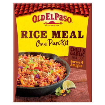 Asda Old el paso mexican one pan chilli & garlic rice meal kit offer
