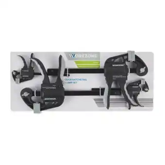 Aldi Quick ratcheting bar clamps small offer