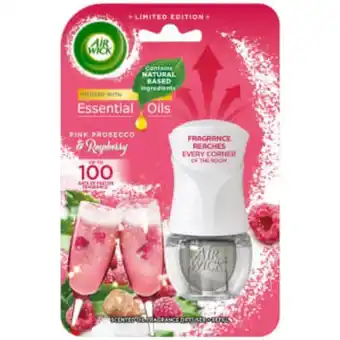 B&M Stores Air wick essential oil kit - pink prosecco & raspberry offer