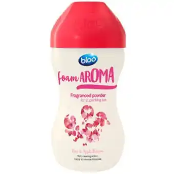B&M Stores Bloo foam aroma fragranced powder 500g - rose offer