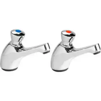 Toolstation Deva non concussive basin taps offer