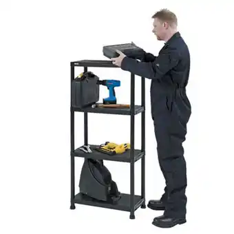Machine Mart Clarke csp420 4 tier shelving unit offer