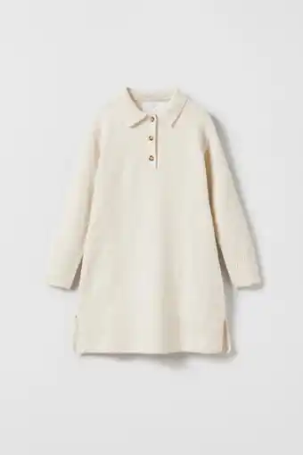 ZARA Polo collar knit dress offer