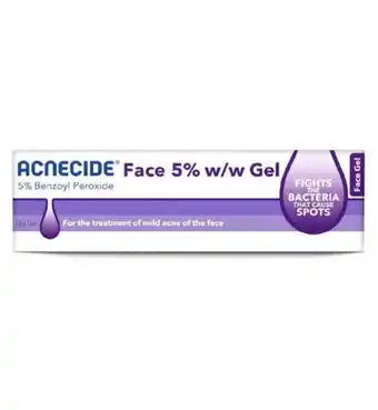 Boots Acnecide face 5% w/w gel 15g offer