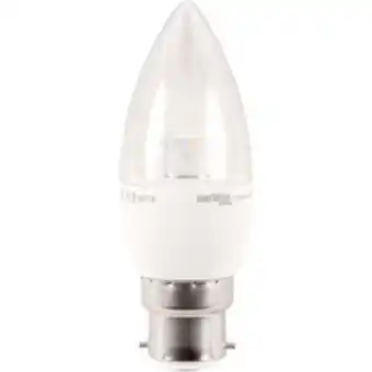 Toolstation Led clear candle lamp 3w bc (b22d) 230lm offer