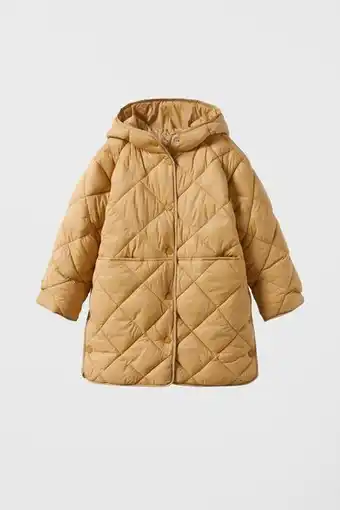 ZARA Long puffer coat offer