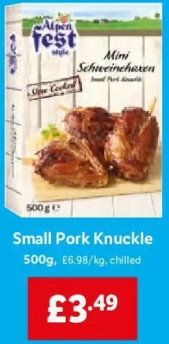 Lidl Small Pork Knuckle 500g offer