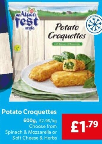 Lidl Potato Croquettes 600g offer