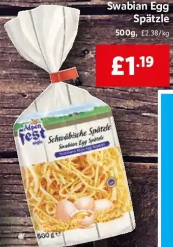 Lidl Swabian Egg Spätzle 500g offer