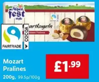 Lidl Mozart Pralines 200g offer