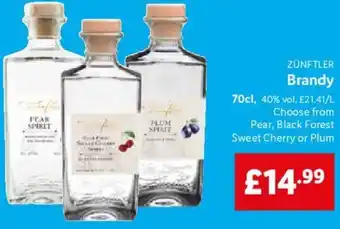 Lidl Brandy 70cl offer