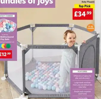 Lidl Baby Playpen offer