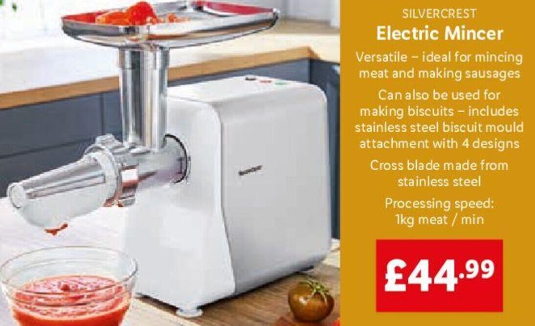 silvercrest mincer lidl