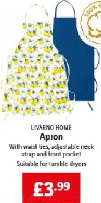 Lidl Livarno Home Apron offer