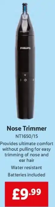 Lidl Nose Trimmer offer
