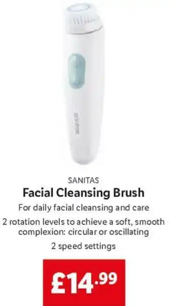 Lidl Sanitas Facial Cleansing Brush offer