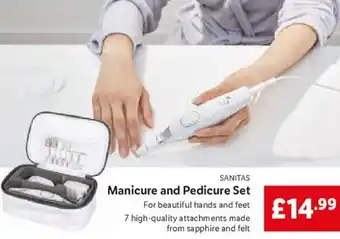 Lidl Sanitas Manicure And Pedicure Set offer