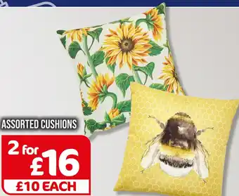 The Original Factory Shop Assorted Cushions offer