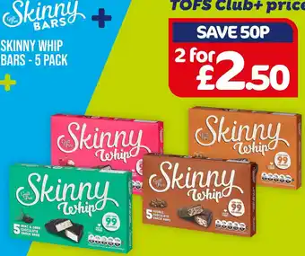 The Original Factory Shop Skinny Bars Skinny Whip Bars - 5 Pack offer