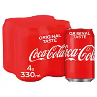 McColl's Coca cola classic 4x330ml offer