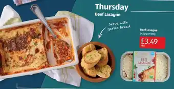 Aldi Beef lasagne offer