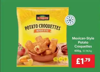 Lidl El tequito mexican-style potato croquettes 600 g offer
