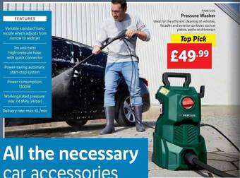 Lidl Parkside pressure washer offer