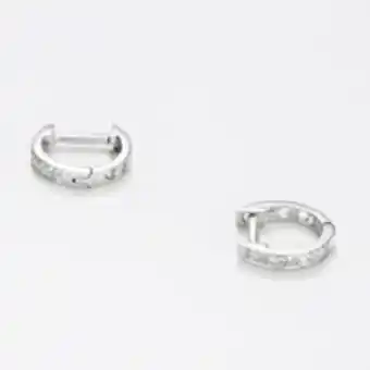 TK Maxx 9ct white gold 0.06ct diamond earrings offer
