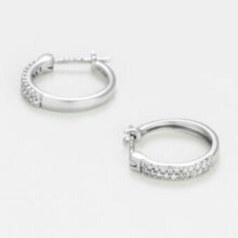 TK Maxx 9ct white gold 0.08ct diamond earrings offer