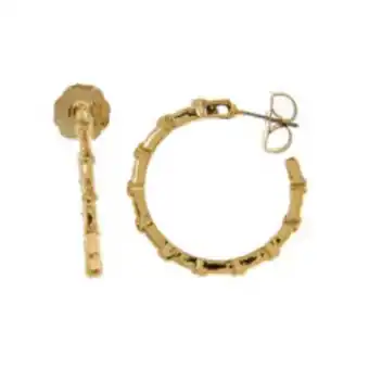 TK Maxx Gold tone hoop 18k earrings offer