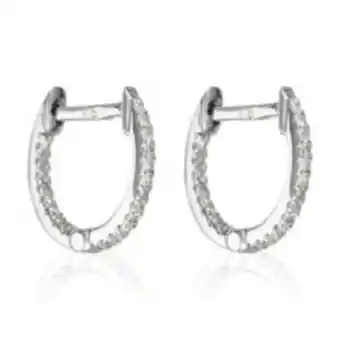 TK Maxx 9ct white gold 0.08ct diamond earrings offer